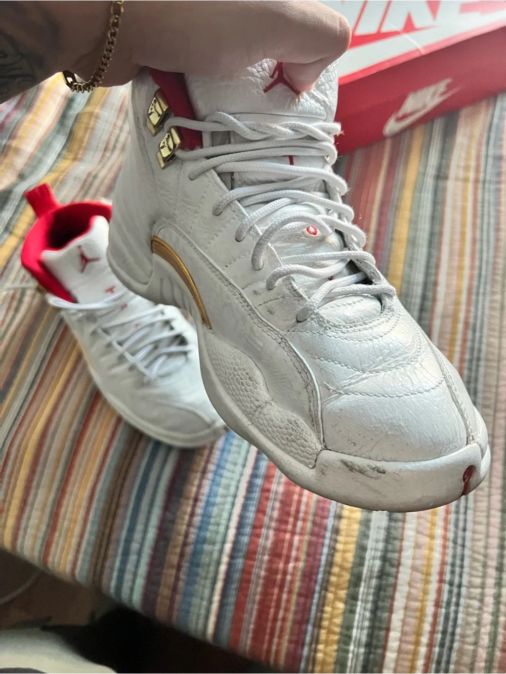 Jordan 12s Chinese New Year White & Red